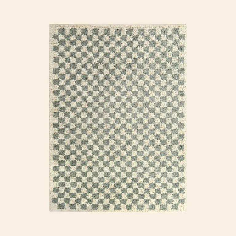 Walker Sage Checkered Rug