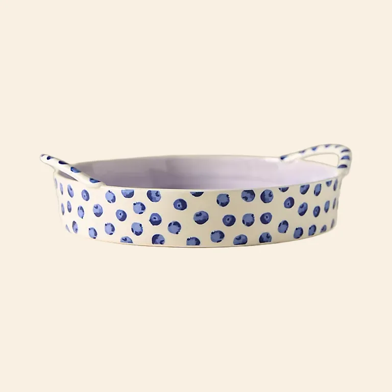 Berry Icon Stoneware Pie Dish