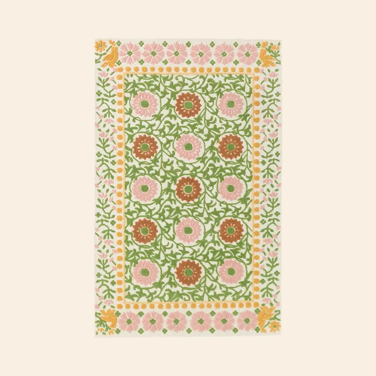 Ellen Merchant Tufted Suzani Rug