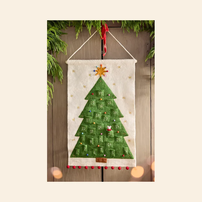 Felt Critter Advent Wall Calendar
