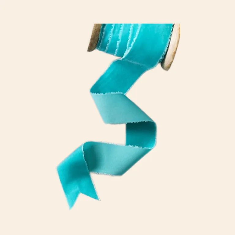 Velvet Ribbon – Teal