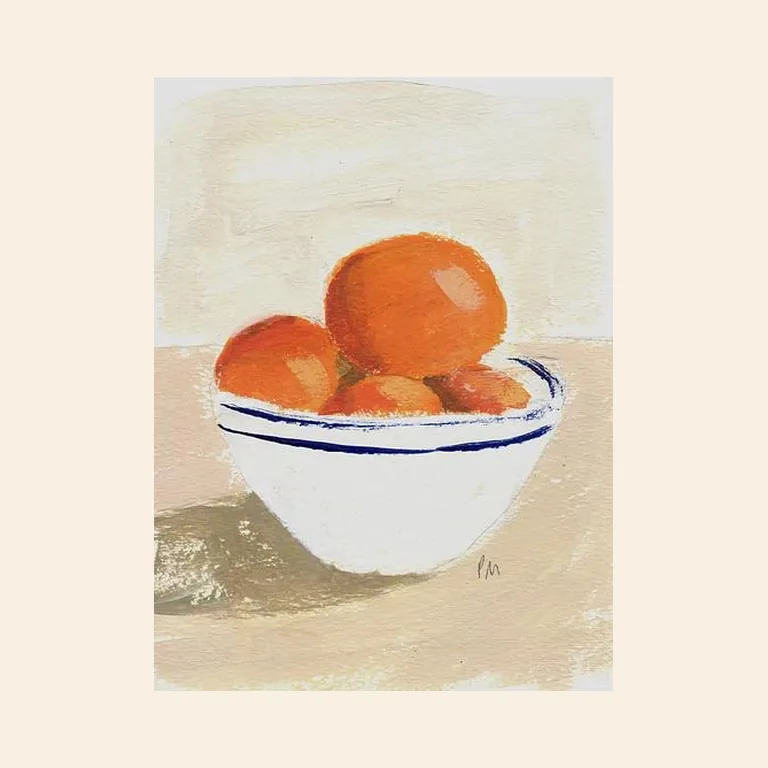 Bowl of Oranges by Pamela Munger