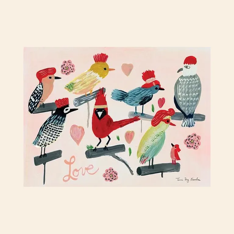 Love Your Red Hair Birds by Terri Fry Kasuba