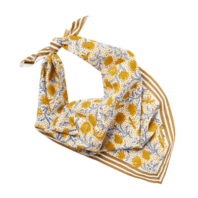 yellow bandana by Block Shop Textiles