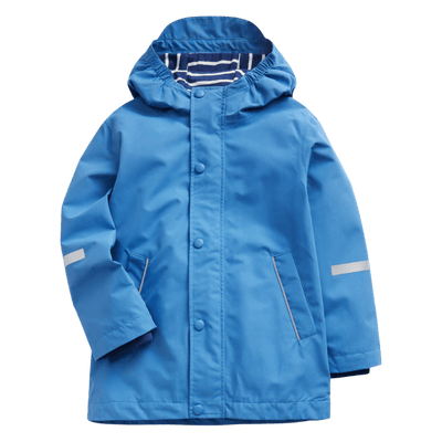 Blue rain jacket for kids from Boden