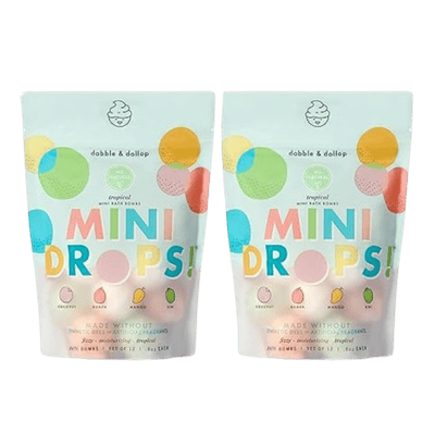 dabble-dollop-mini-drops Bath bombs by Dabble and Dollop