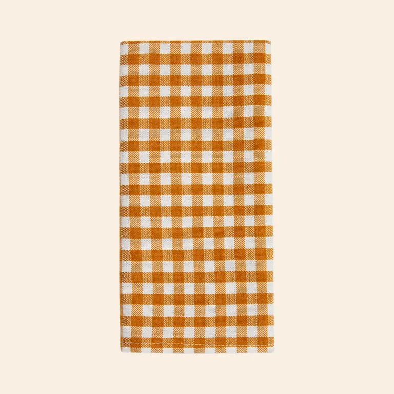 Yellow Gingham Napkins