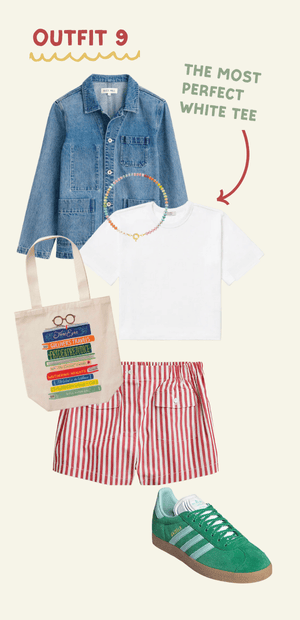 mix-match-outfit-inspo-9 colorful clothes on a mood board showing outfit inspiration