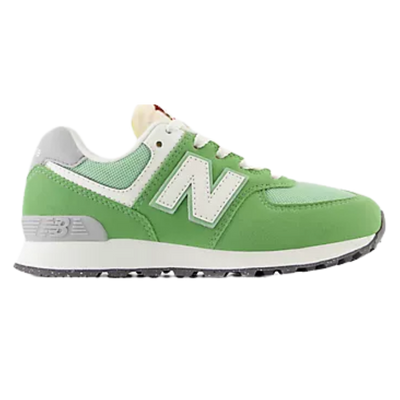 Green New Balance shoes