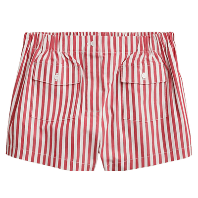 red-white-stripe-shorts Red and white stripe shorts