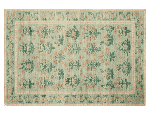 Green eden rug from Rifle Paper