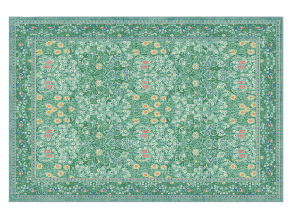 Ruggable rug in a Morris & Co pattern