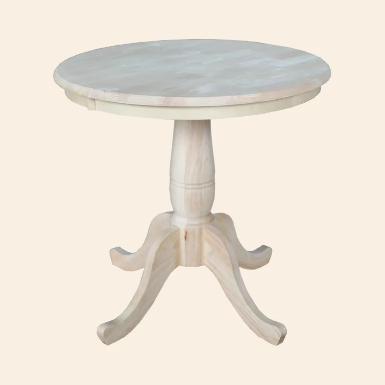 Round Table with Pedestal Base