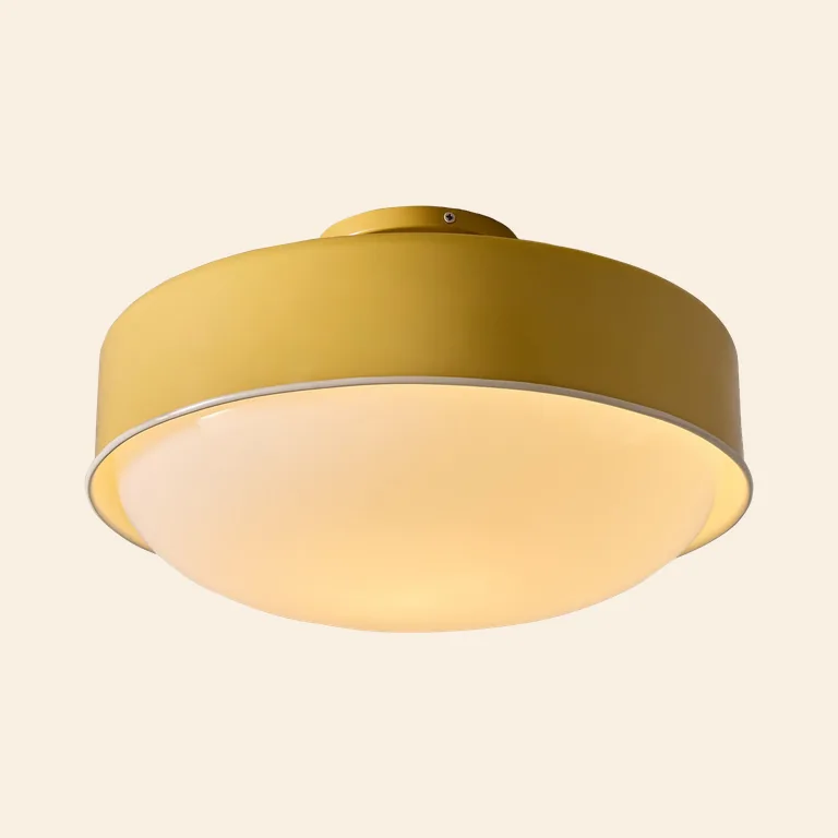 Emerson Flush Mount Light in Ochre