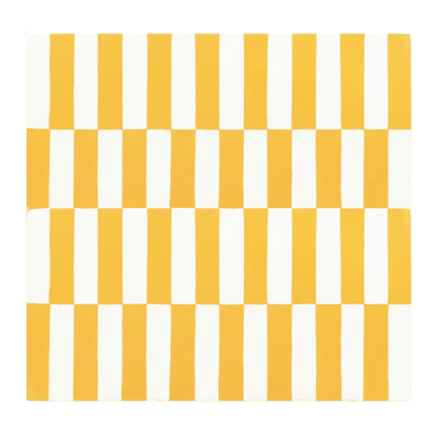 yellow and white tile