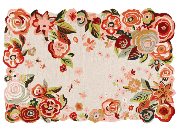 Floral rug