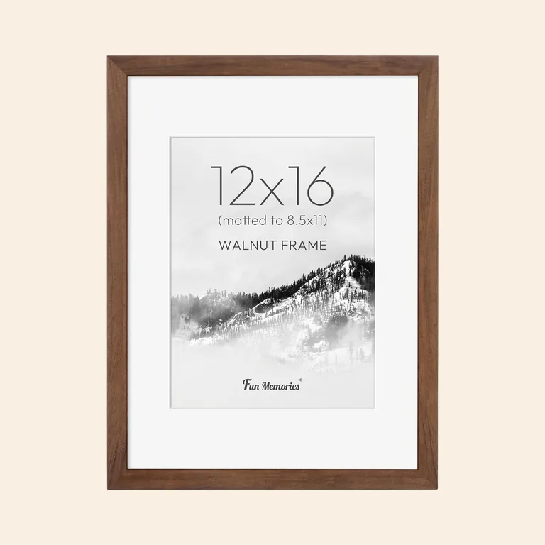 Solid Walnut Picture Frame