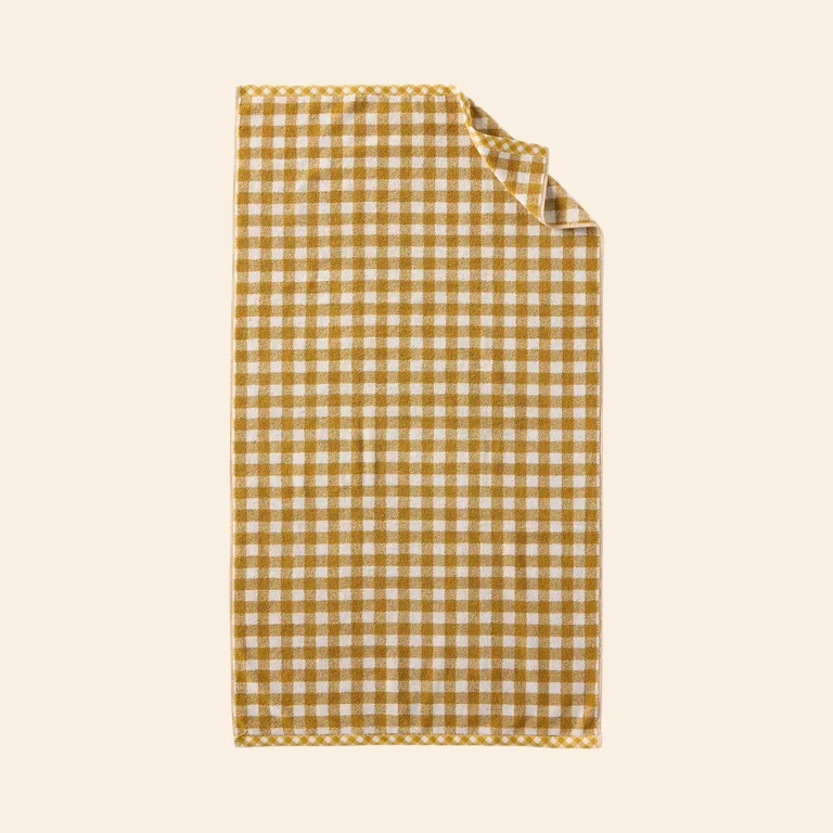 Gingham Bath Towel