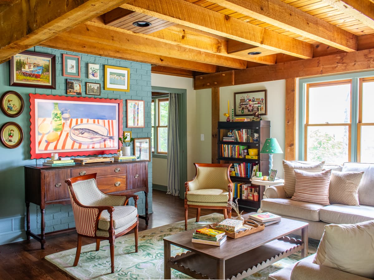 colorful living room