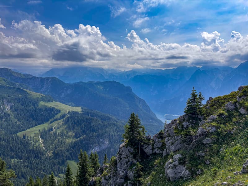 View from Jenner Mountain in Bavaria