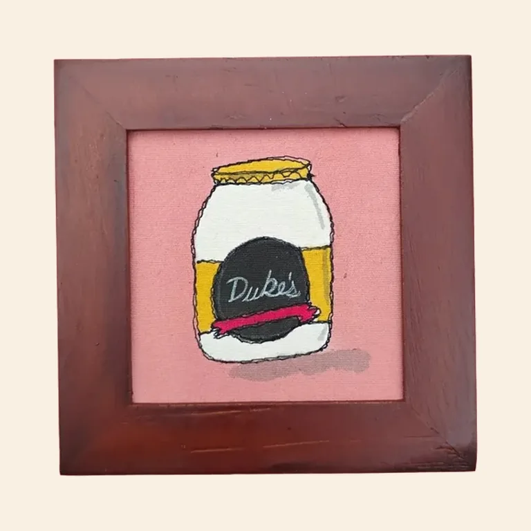Duke’s Mayo Embroidery by Meg Barrow